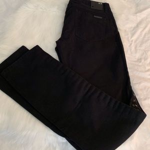 NWT Armani Exchange Black Skinny Jeans Size 10